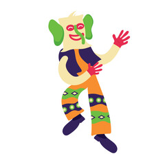 barranquilla carnival marimonda illustration
