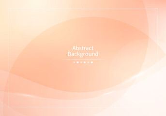 Bright background with soft orange and white gradients, and curvilinear accents