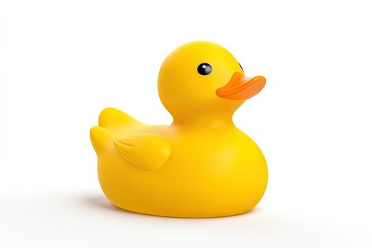 3d Illustration Duck Toy Isolated Background