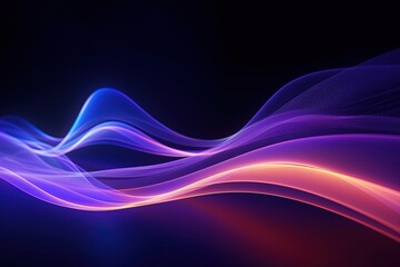 Dynamic Spectrum of Colors Abstract Background, Colorful wave silk moving high speed wave lines and bokeh lights. Data transfer concept Fantastic wallpaper