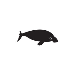 dugong  icon symbol sign vector