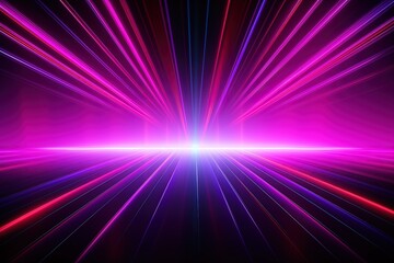 Obraz premium abstract futuristic background with pink blue glowing neon moving high speed wave lines and bokeh lights. Data transfer concept Fantastic wallpaper