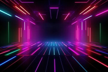 abstract futuristic background with pink blue glowing neon moving high speed wave lines and bokeh lights. Data transfer concept Fantastic wallpaper