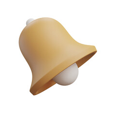 bell e commerce icon 3d illustration telephone icon 3d illustration with white background