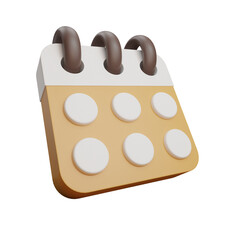 burger food icon 3d illustration telephone icon 3d illustration with white background