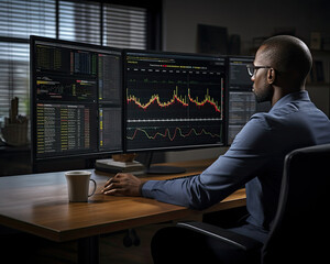 Future of IT: African American Man at the Forefront of Technology and Knowledge