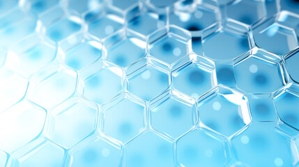 Fototapeta premium Hexagon Pattern Digital Abstract Background