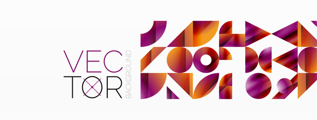 Triangle and circle minimalist composition. Simple elegance meets geometric harmony in captivating visual design for wallpaper, banner, background, landing page, wall art, invitation, prints, posters