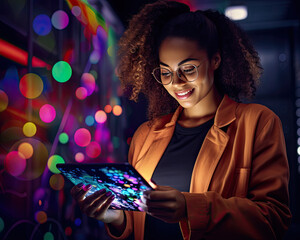 Tech Pioneer: Skilled African American Woman Leading in Technology