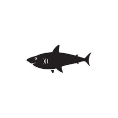 shark icon symbol sign vector