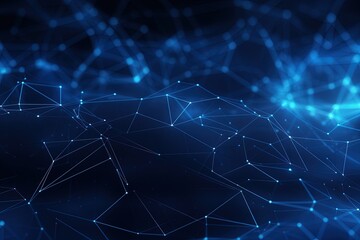 abstract futuristic Digital Network Matrix - Abstract Technology Connection Concept Data transfer concept Fantastic wallpaper