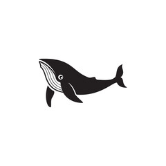whale icon symbol sign vector