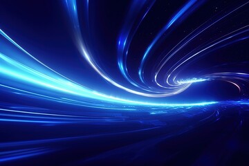 abstract futuristic background with pink blue glowing neon moving high speed wave lines and bokeh lights. Data transfer concept Fantastic wallpaper