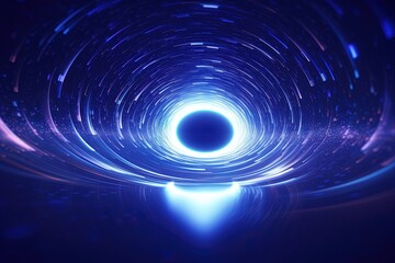 abstract futuristic background with pink blue glowing neon moving high speed wave lines and bokeh lights. Data transfer concept Fantastic wallpaper