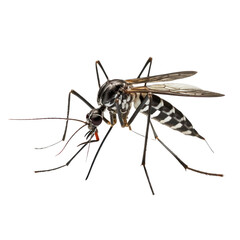 mosquito isolated on transparent background,transparency  - obrazy, fototapety, plakaty