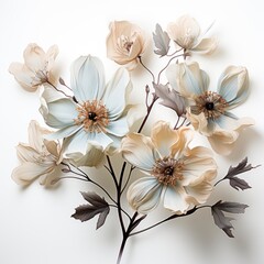 Flower Isolated White Background  , Hd , On White Background 