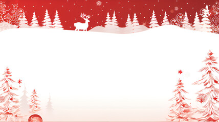 red christmas background | generative AI