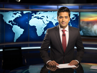 TV news anchor

