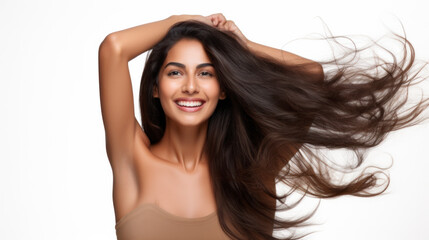 Fototapeta premium Hair advertising images 