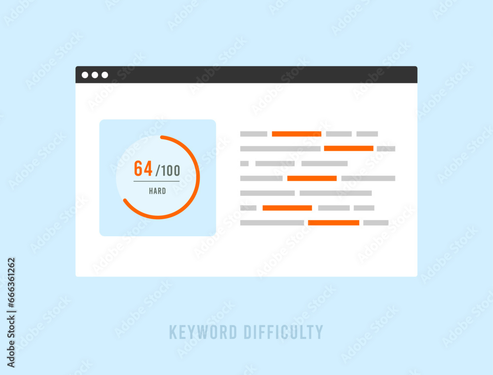 Poster keyword difficulty gauges search engines first-page ranking difficulty on 0-100 scale. seo keyword d