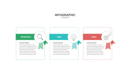 Infographic template design 