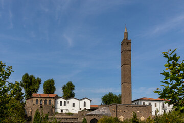 Fototapeta premium Turkey's Diyarbakir province. Hz. Süleyman mosque. It has preserved its historical structure for centuries. It is one of the important mosques in Islamic history.