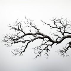 Tree Branch Without Leaves , Hd , On White Background 