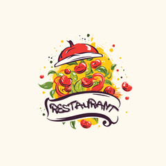 printable, customizable restaurant logo