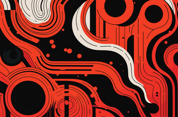 red and black abstract background