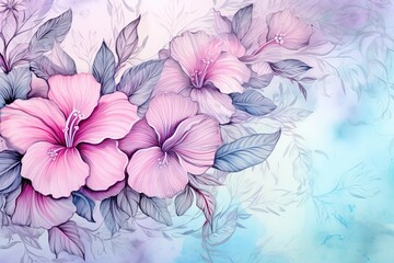 Aesthetic Boho Watercolor Wallpaper: Stunning Background for Your Space