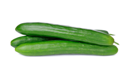 Cucumber isolated on white background
