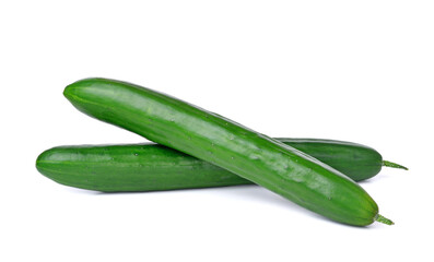 Cucumber isolated on white background