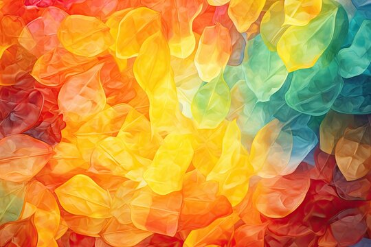 Gummy Bears Wallpaper: Abstract Old Background with Vibrant and Playful Gummy Bear Patterns