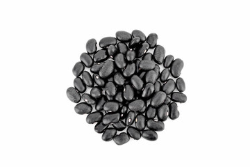 Black gram (Vigna mungo) isolated on white background