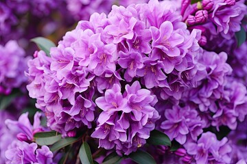 Fototapeta premium Lilac Purple Fragrant Flower Design: A Captivating Image of the Enchanting Color and Fragrance