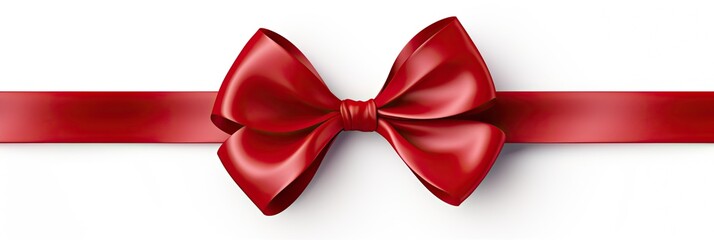 Elegance in knot. Celebratory satin ribbons on white background isolated. Gift giving made beautiful. Shiny festive ribbon art. Celebrate with bow ties. Symbol of joy. Colorful for celebrations