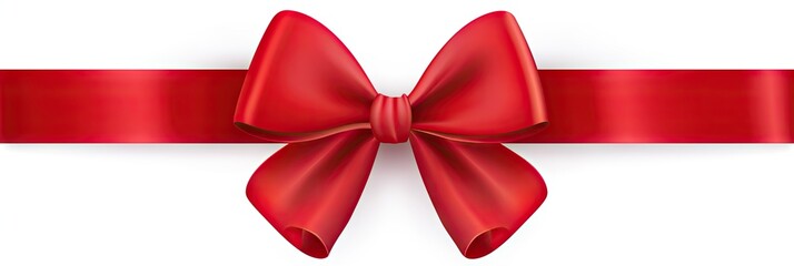 Elegance in knot. Celebratory satin ribbons on white background isolated. Gift giving made beautiful. Shiny festive ribbon art. Celebrate with bow ties. Symbol of joy. Colorful for celebrations