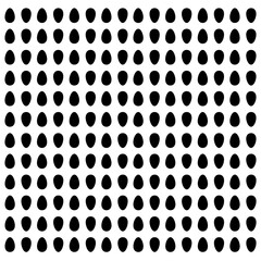 Black sesame seeds pattern wallpaper. Black sesame seeds on white background.