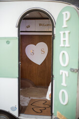 Photo Booth de mariage dans une caravane