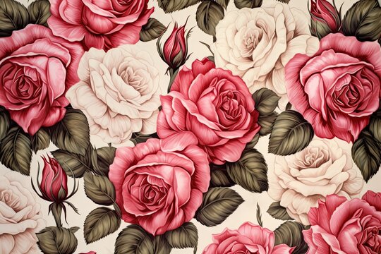 Roses Wallpaper: Stunning Texture Backdrop for Design Inspiration
