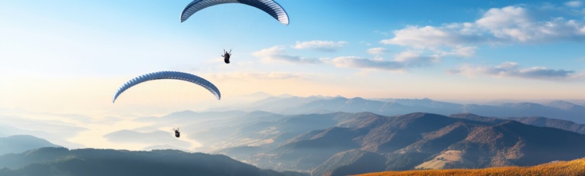 Paragliding background	