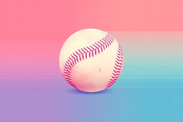 Pastel Softball Wallpaper: Aesthetic Minimalistic and Cute Designs for a Dreamy Home Decor
