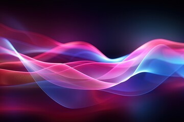 abstract futuristic background with pink blue glowing neon moving high speed wave lines and bokeh lights. Data transfer concept Fantastic wallpaper