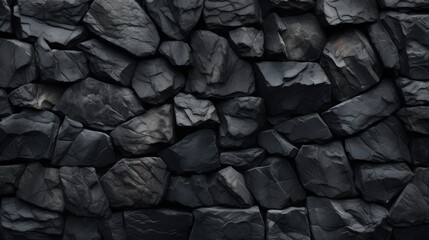 black stone texture pattern background - obrazy, fototapety, plakaty
