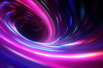 abstract futuristic background with pink blue glowing neon moving high speed wave lines and bokeh lights. Data transfer concept Fantastic wallpaper