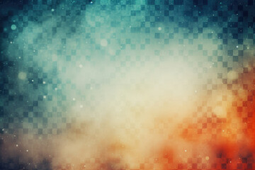 Obraz premium grunge effect background with squares, crosshatched shading