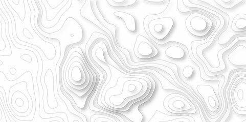 Seamless pattern with lines Topographic map. Geographic mountain relief. Abstract lines background. Contour maps. Vector illustration, Topo contour map on white background, Topographic contour lines. - obrazy, fototapety, plakaty