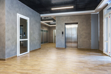 Modern open space office interior for background