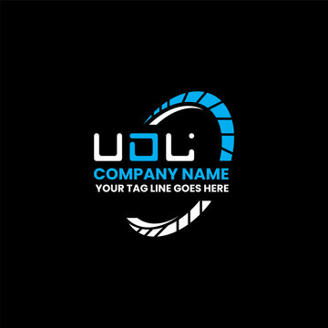 UDL letter logo vector design, UDL simple and modern logo. UDL luxurious alphabet design  