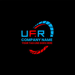 UFR letter logo vector design, UFR simple and modern logo. UFR luxurious alphabet design  